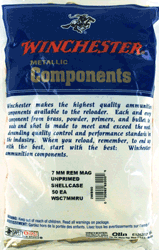 WINCHESTER UNPRIMED CASES